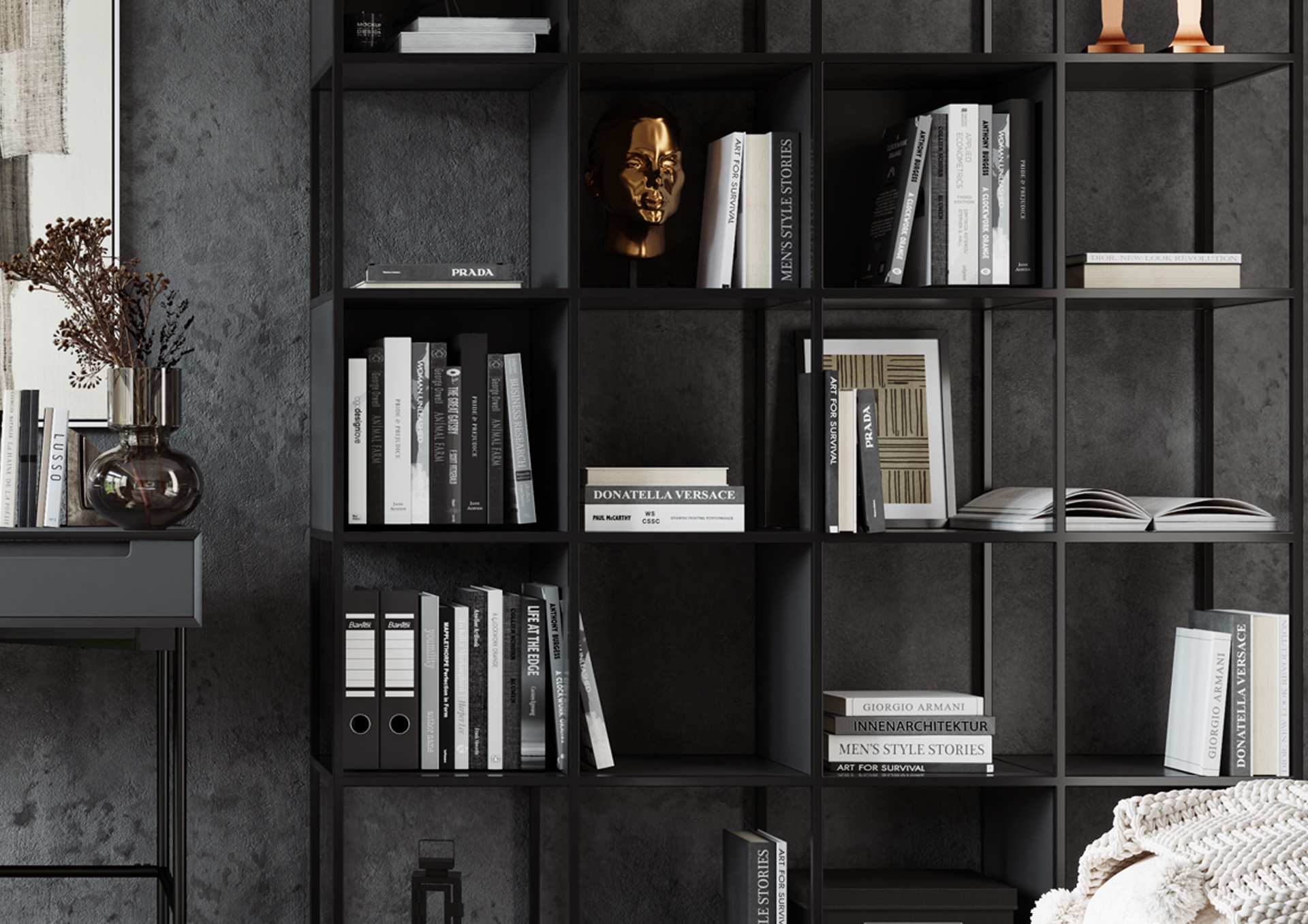 Купить Стеллаж для книг Лофт – современная мебель на заказ от ...